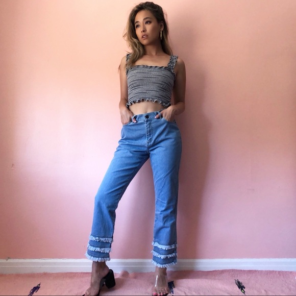 ๐ HP๐ The Fifth Label Triple Tiered Jeans - Picture 2 of 2